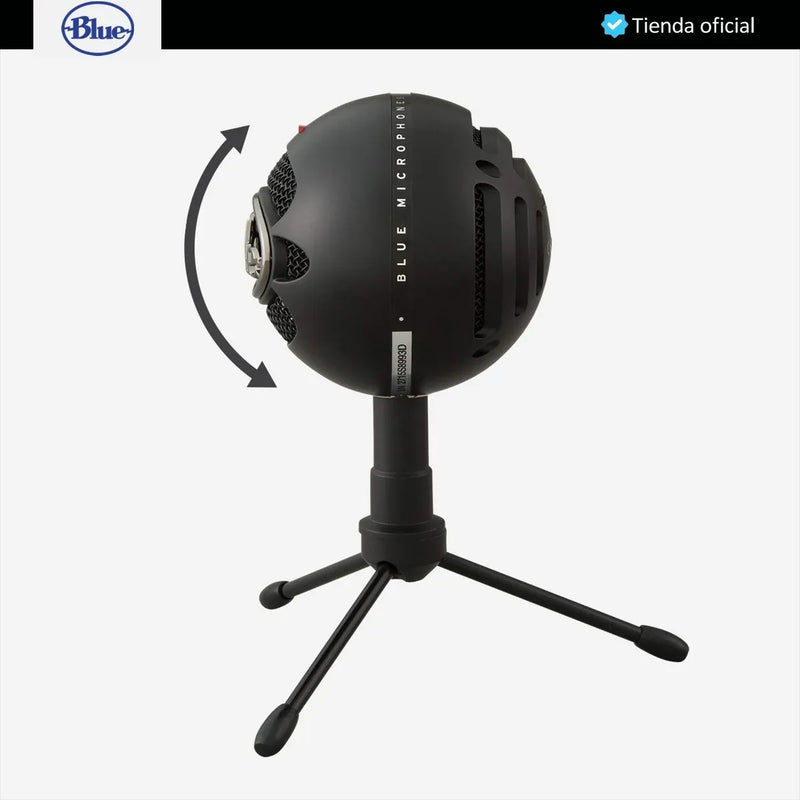 Blue Snowball Ice, Micrófono Usb Para Streaming / Grabación Gloss Black