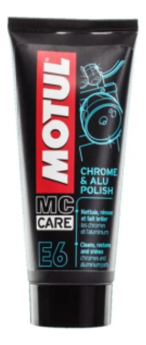 Motul E6 Brillador Partes Cromadas + Shampoo Autobrillante