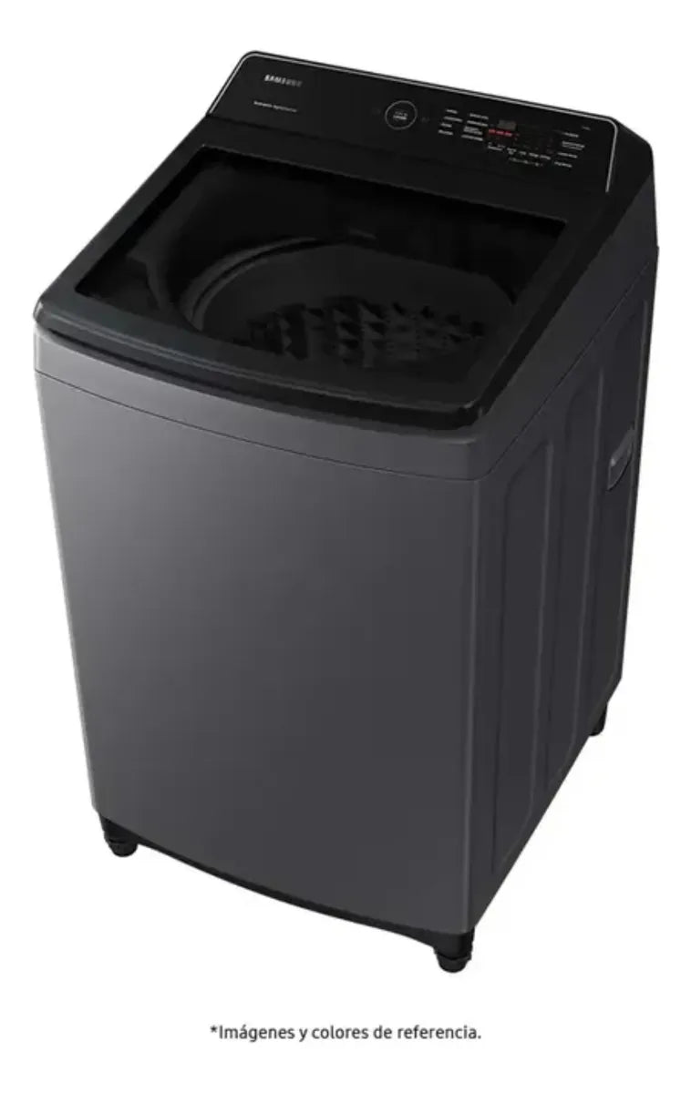 Lavadora Samsung Carga Superior 17 Kilos Wa17cg6441bdco Gris Gris Oscuro