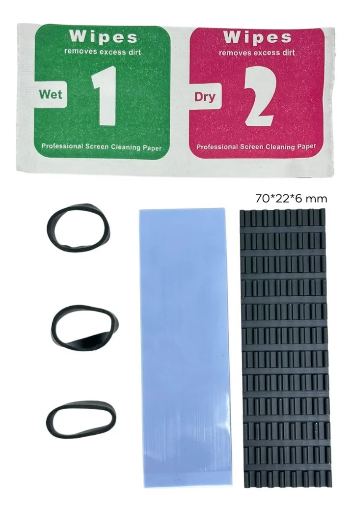 Kit Disipador M2 Aluminio Con Thermal Pad Memoria Nvme M.2