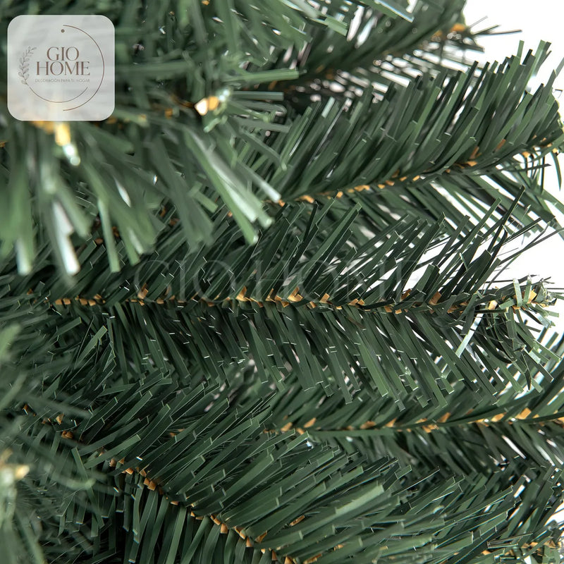 Arbol De Navidad Vermont 2.00m 425 Puntas Gio Home Pino Navideño Look Natural Base Metalica Artificial Para Decoracion Con Bolas Adornos Extensiones Cintas Bombillos Botas Campanas Luces Estrella Noel