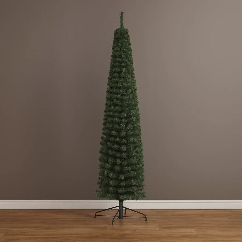 Pino Navideño Vermont 2.00m Para Decoración Muñecos Luces Verde