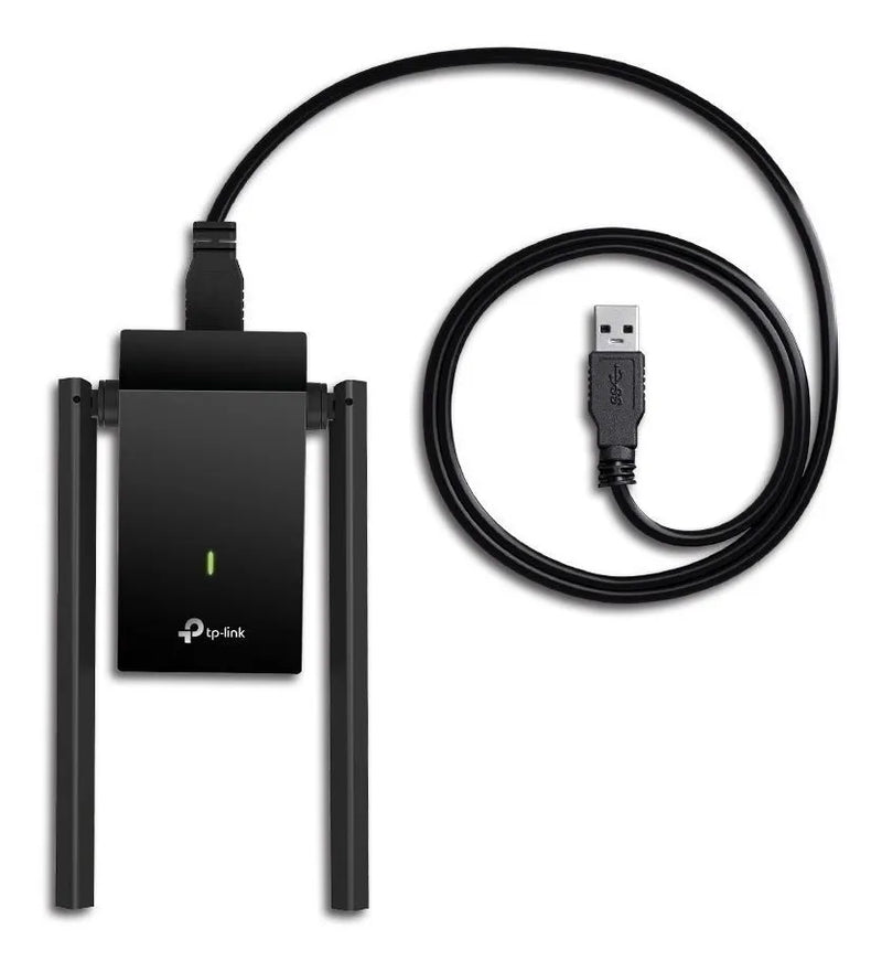 Tarjeta De Red Tplink T4u Plus Ac1300 5ghz Usb 2 Antenas