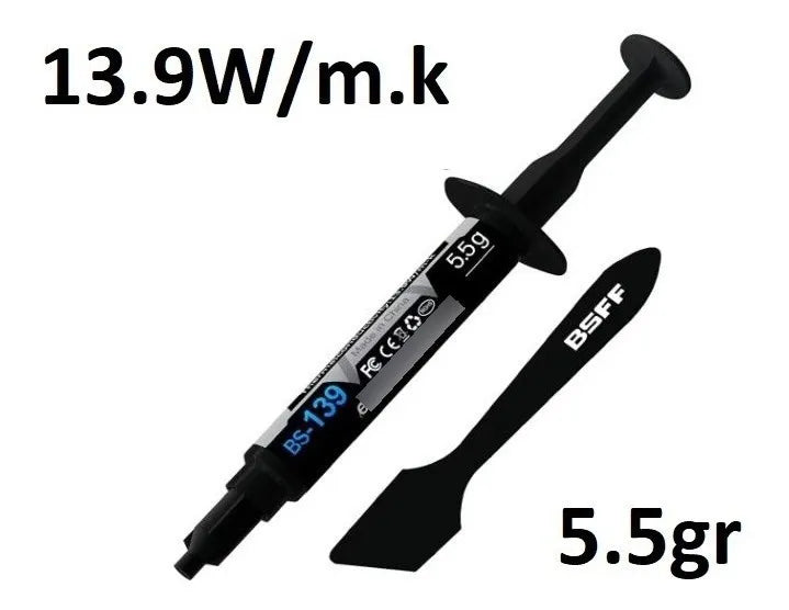 Pasta Termica A Base De Carbono Conduct 13.9w/m.k Por 5.5gr