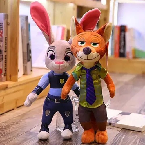 Judy Y Nick Inspirados En Zootopia Gris Y Naranja