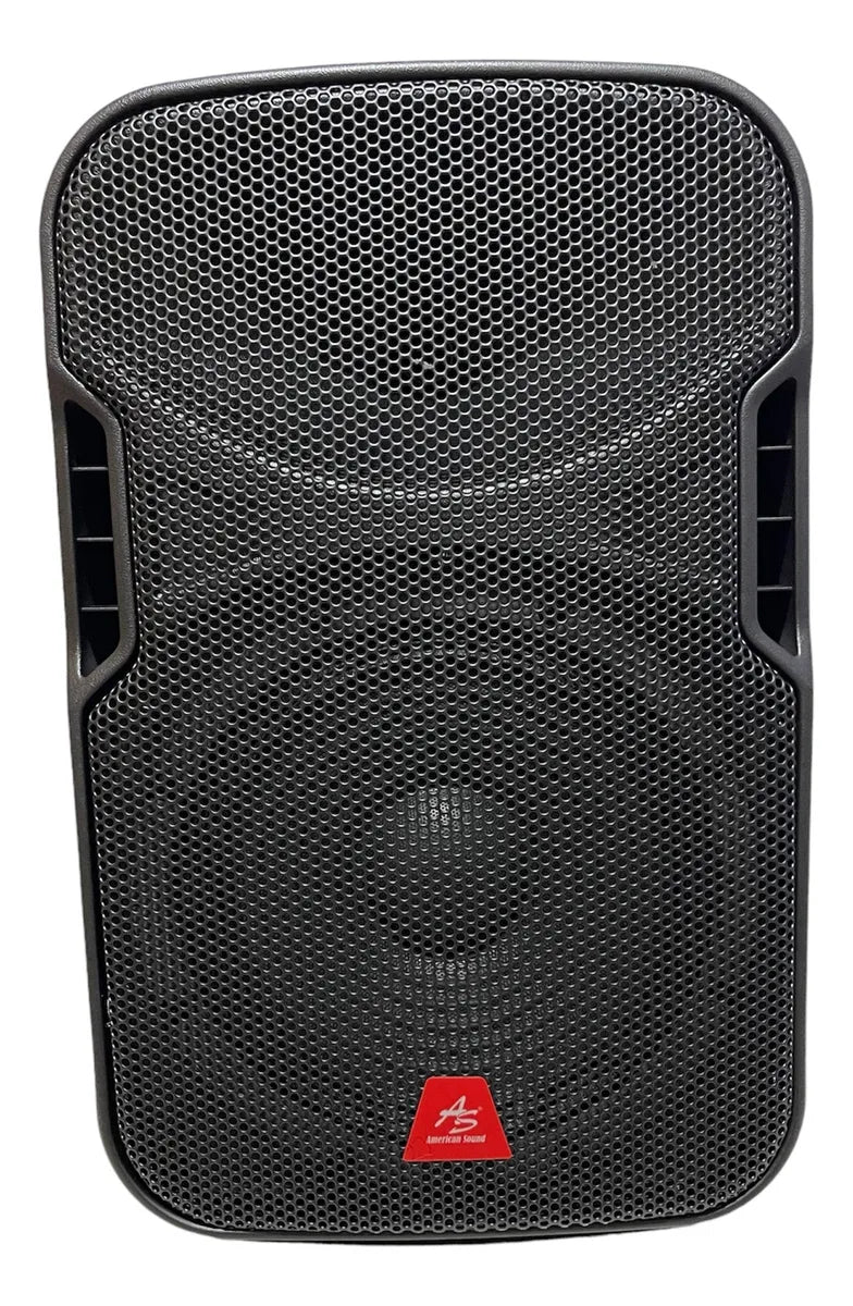 Parlante Activo Directo American Sound 8 Pul + Mic Aspa082 Negro