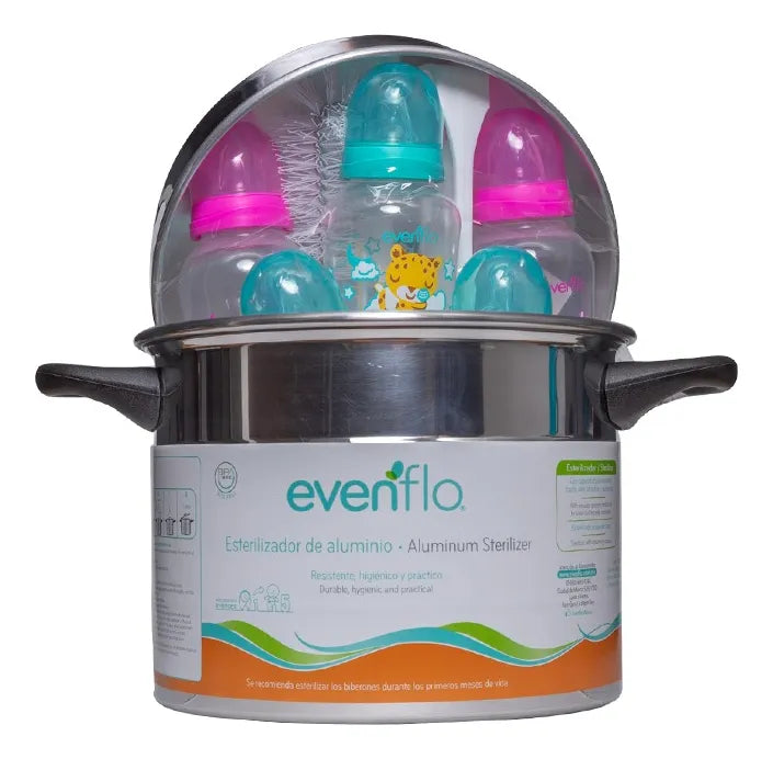 Esterilizador Aluminio Para 5 Teteros Evenflo