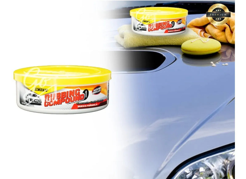 Cera Crema Pulidora Desmancha Rubbing Blanco Pintura Carro