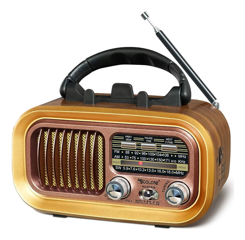 Radio Parlante Inalámbrico Fm Bt Recargable Solar Portatil Diseño 1