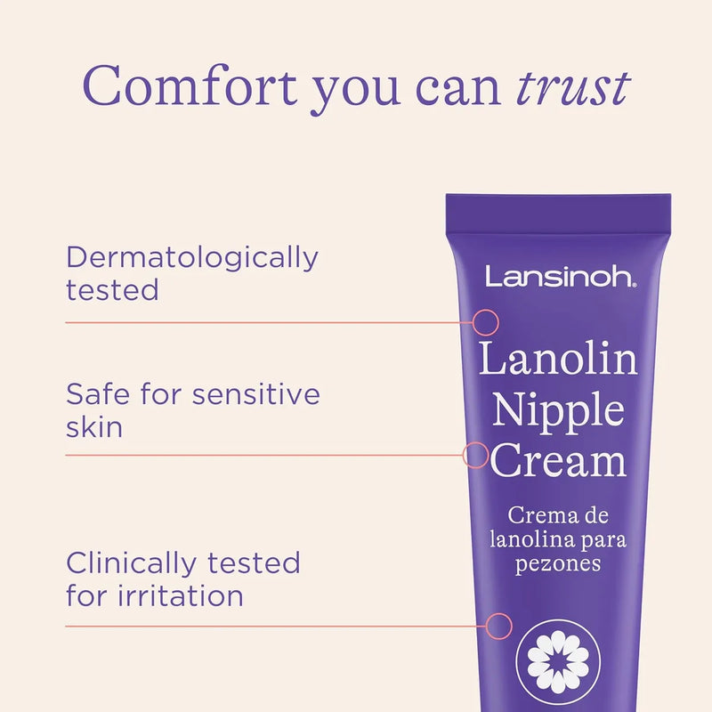Crema Pezones Anti Grietas Lanolina Lansinoh Tubo 7gr 3 Unds Única