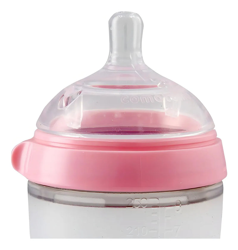 Comotomo Biberón Tacto Natural Flujo Medio 3-6 Meses 250 Ml