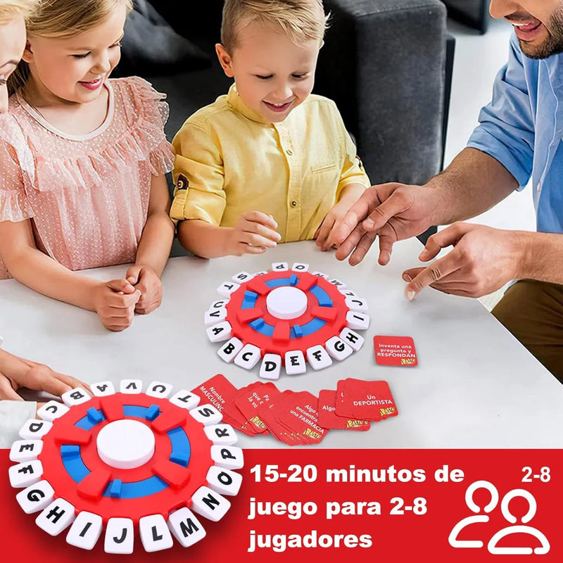 Juego De Mesa Basta Español Niños Stop Agilidad Palabras