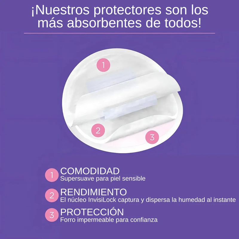 Pezoneras Lactar Protectores - Unidad A $919 Blanco