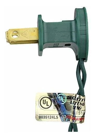 Luces Navideñas Led C9 Blancas Cálidas - 16 Ft Cable Verde