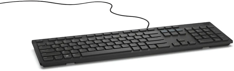 Teclado Dell KB216-BK-LTN QWERTY español latinoamérica color negro