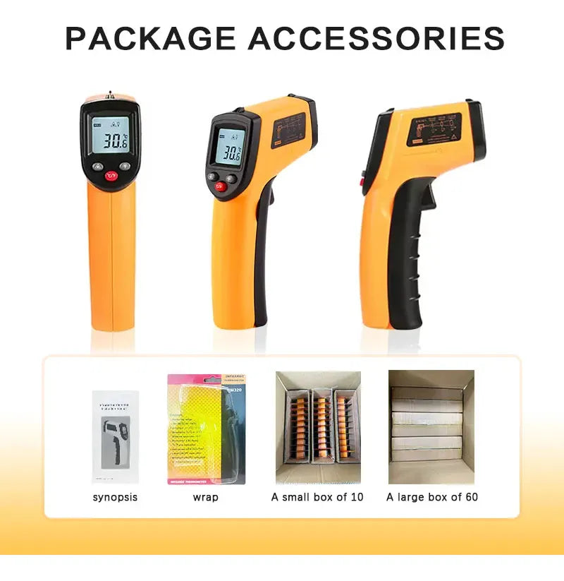 Pistola Infrarroja Termica Digital Medidor Temperatura Laser