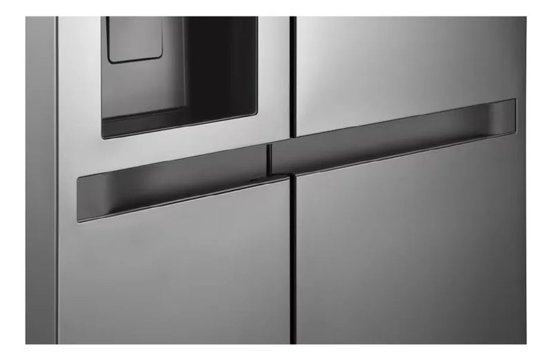 Nevecón Lg Side By Side Capacidad 638 Litros Silver Plateado