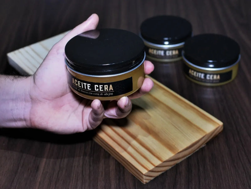 Aceite De Linaza Y Cera De Abeja Para Madera 180gr/200ml