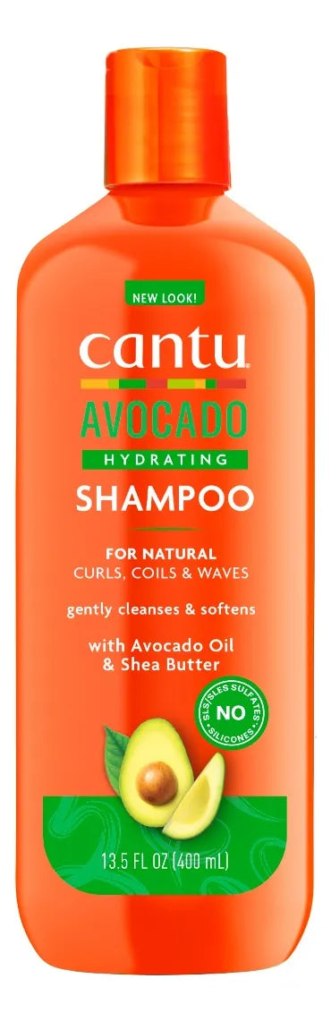 Cantu Shampoo Aguacate Cleansing Cabello Rizado Ondulad Afro