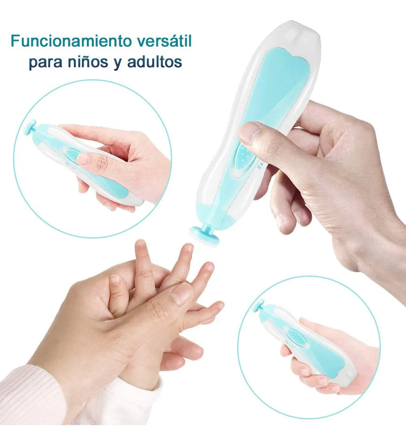 Yostyle Ausein Lima De Uñas Bebe Eléctrica Cortaúñas Pulidor Set De Manicura Y Pedicura