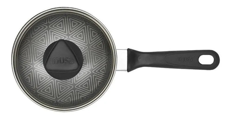 Cacerola Para Huevos 12cm Con Tapa Imusa Talent 5861029284 Gris Y Azul
