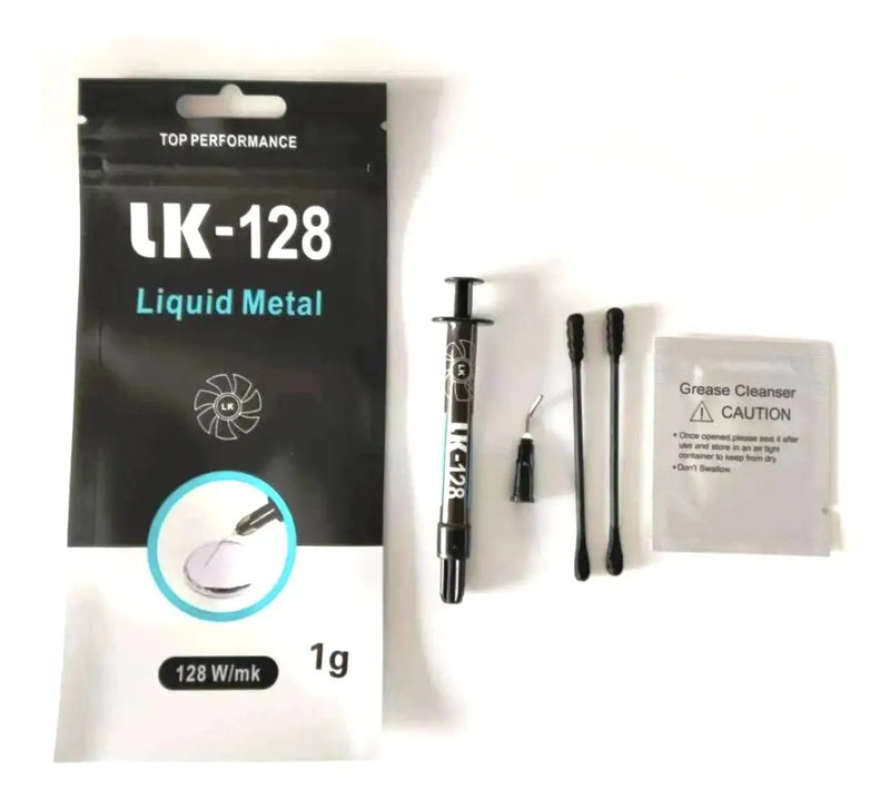 Pasta Térmica Metal Líquido Lk-128 1g 128w/mk Bolsa Sellada