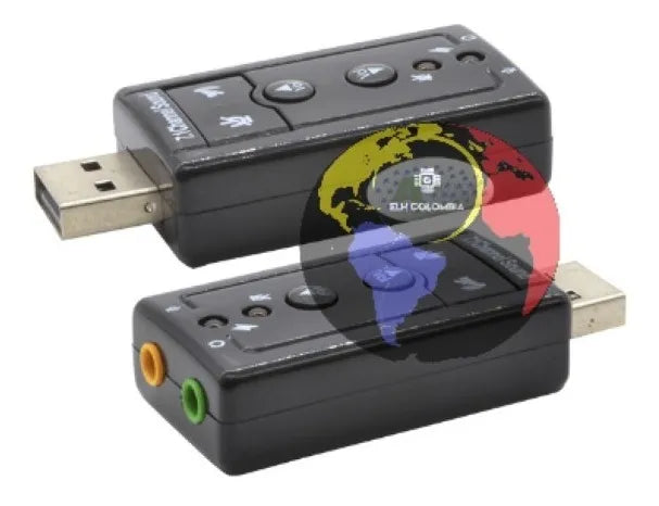 Tarjeta De Sonido Externa Usb 7.1 Adaptador Audio 5v 3d