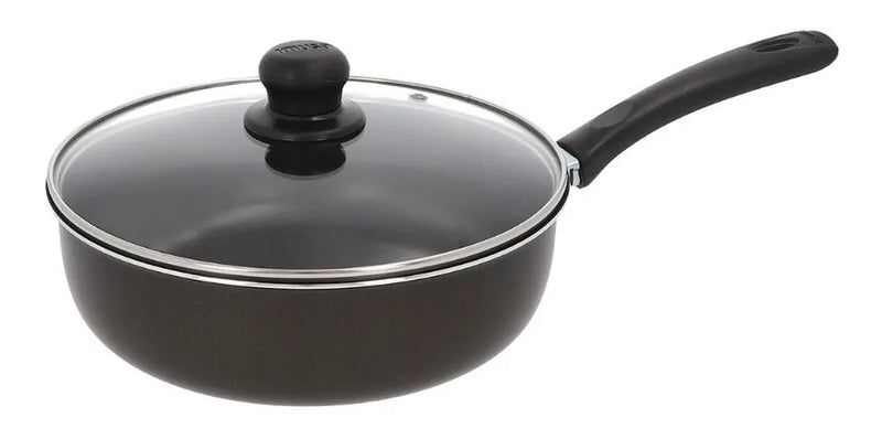 Set Sartén Jumbo 24cm + Perol 16cm Imusa Smart Negro