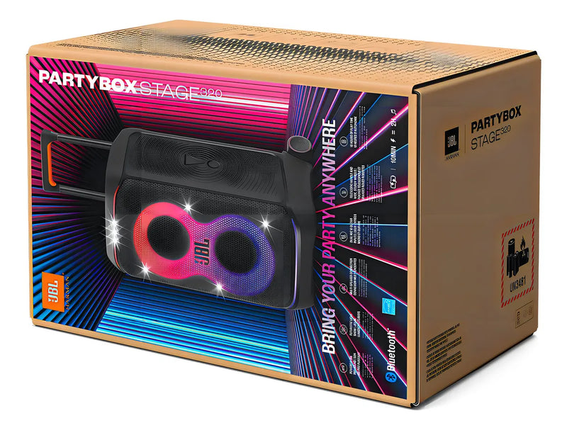 Parlante JBL PartyBox Stage 320 Bluetooth Negro