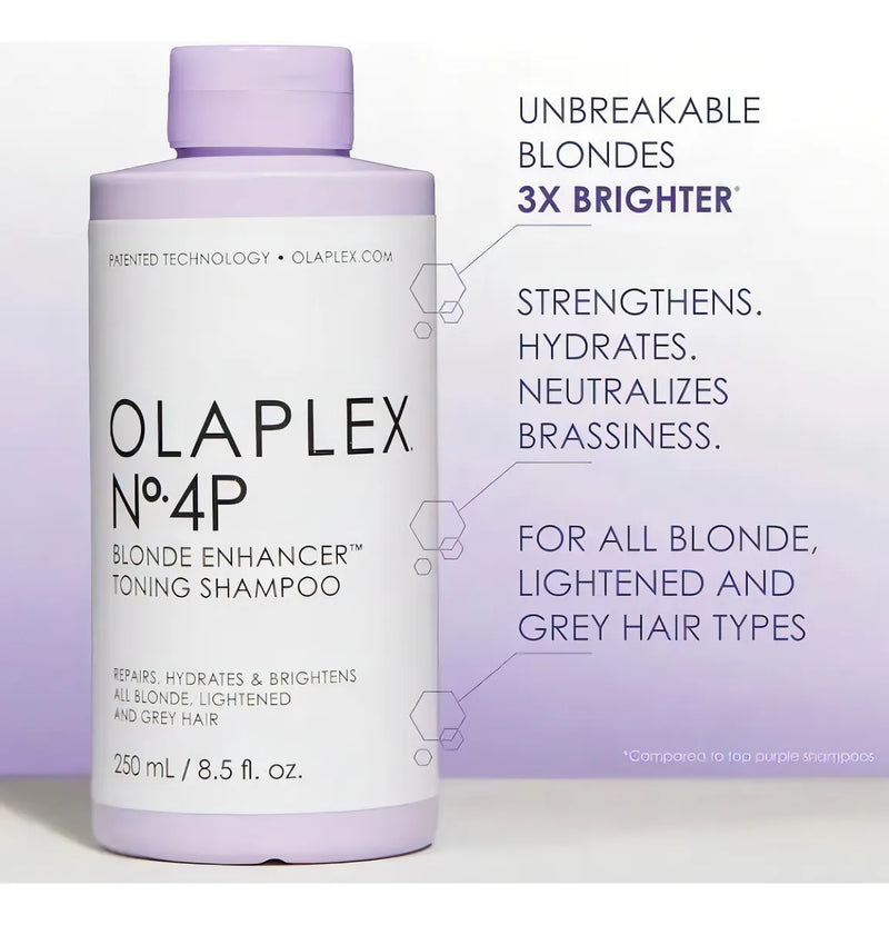 Shampoo Olaplex Expert Blonde Enhancer Toning Shampoo en botella de 250mL de 250g por 1 unidad de 250mL de 250g