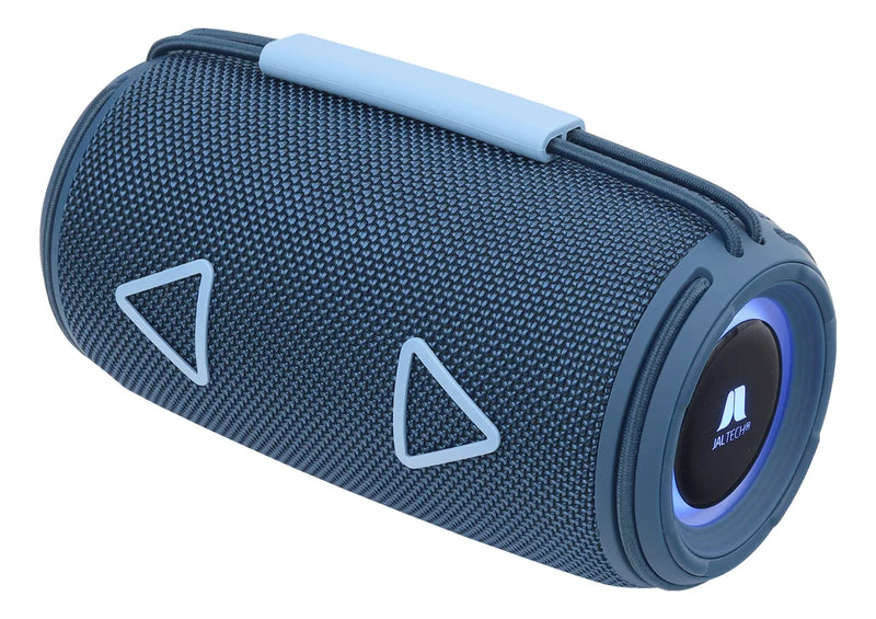 Parlante Bluetooth 16w Portátil Con Luces Led Jaltech Azul