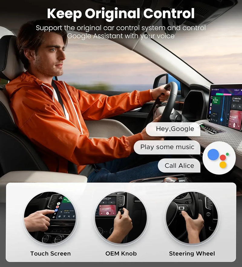 Adaptador Inalámbrico Ultra Rápido Para Android Auto