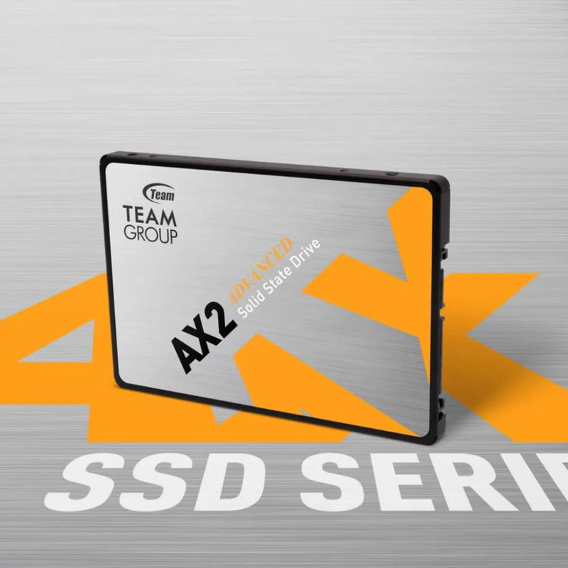 Unidad De Estado Solido De 1 Tera Sata Teamgroup Ax2 Naranja