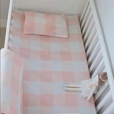 Bebé Juegos De Cama Cuna Para Niñas De 4 Piezas Inclu...