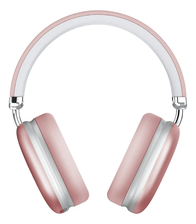 Audífonos Bluetooth Inalámbricos Movisun K20 Diadema Color Rosado