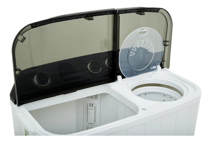 Lavadora Semiautomática De 7 Kg Blanca Color Blanco
