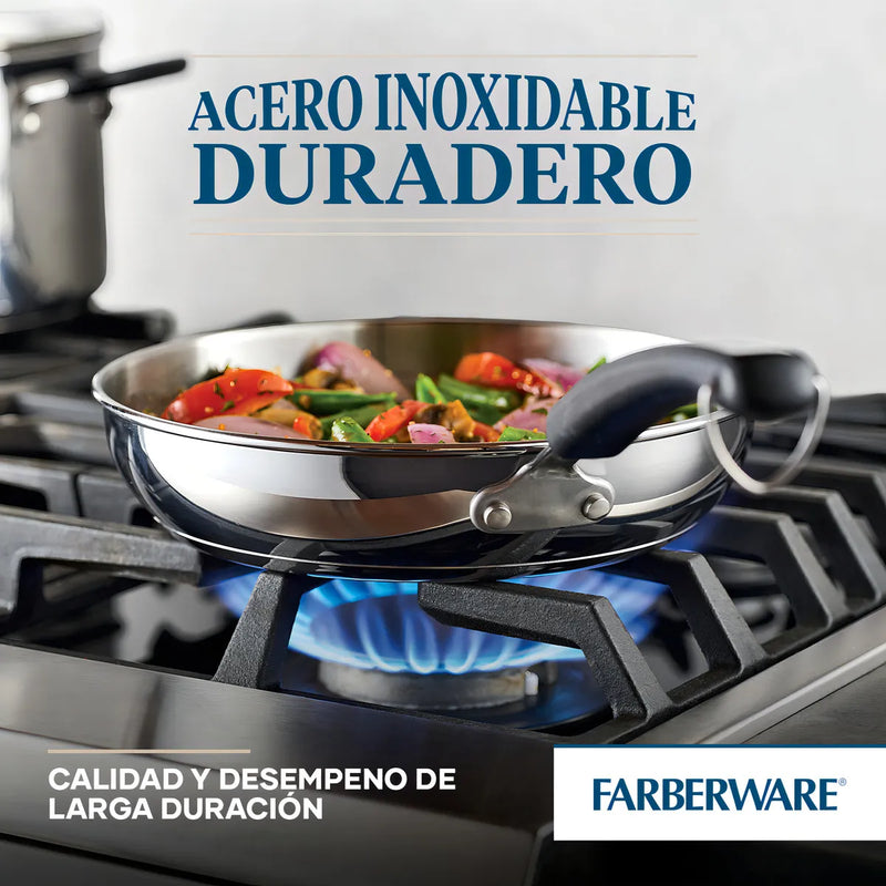 Sartén 25cm. Brilliance. Acero Inoxidable. Apto para cocinas de inducción. Faberware