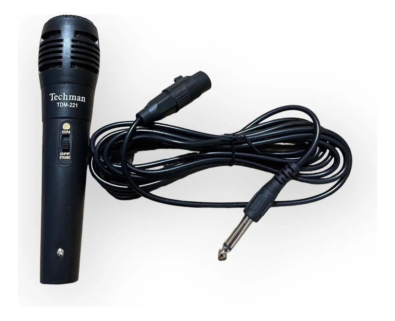 Parlante Activo American Sound 15 + Base Y Mic 8000w Negro