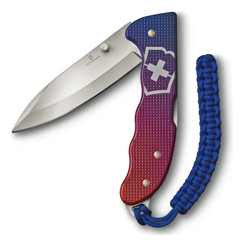 Navaja Cuchillo Victorinox Evoke Roja-azul Alox 0.9415.d221 Rojo - Azul