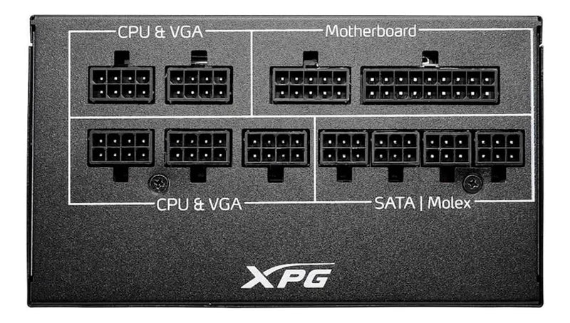Fuente de poder para PC XPG Core Reactor II VE COREREACTORIIVE850G-BKCAR 850W negra