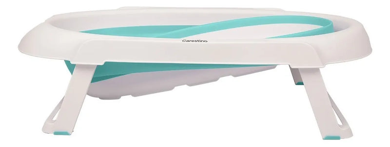 Bañera Plegable Con Soporte Carestino Aguamarina