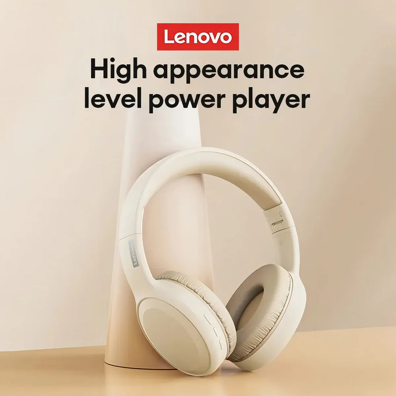 Audifonos Inalambricos Bluetooth Lenovo Thinkplus Th30 Color Beige