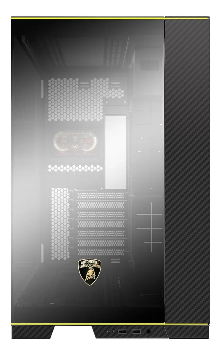 Caja Pc Lian Li O11d Evo E-atx Negra Fibra De Carbono Rgb