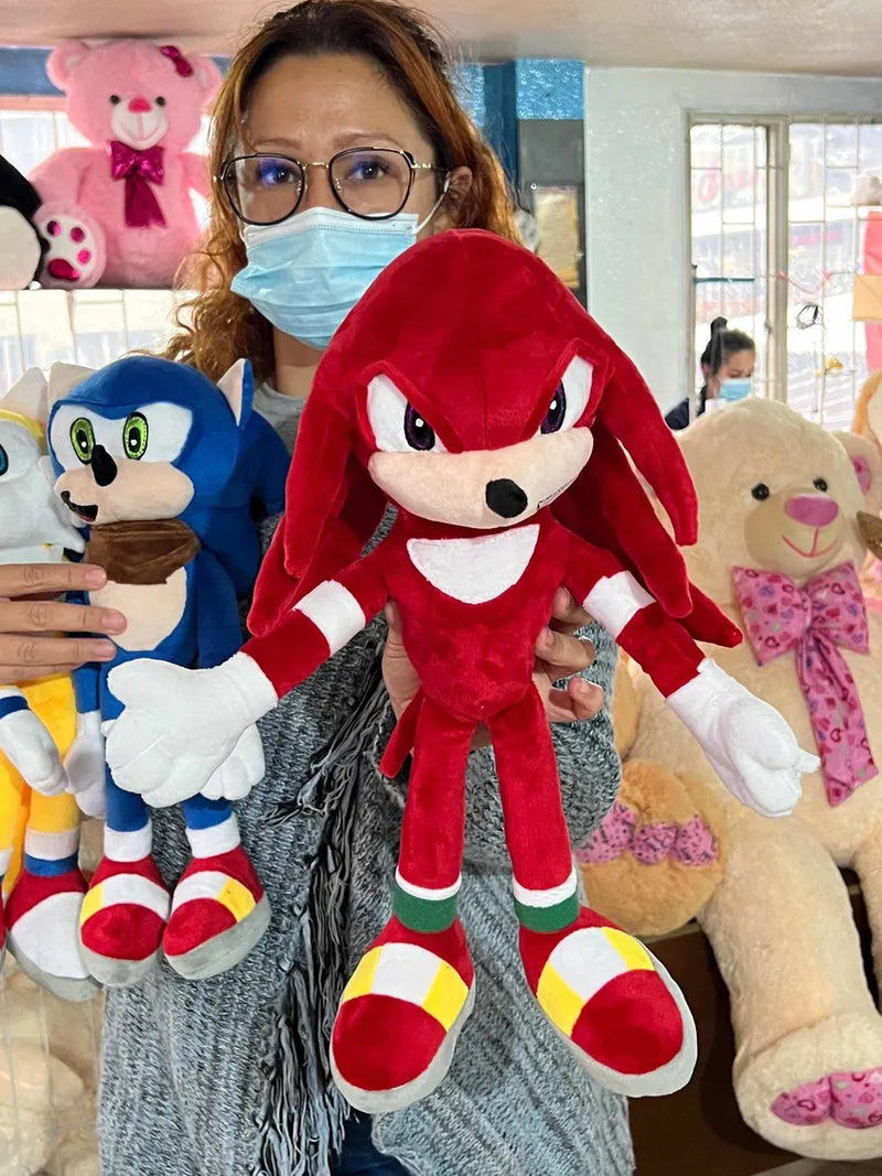 Sonic, Tails Y Nudillos Knuckles Peluche Grandes 40cm