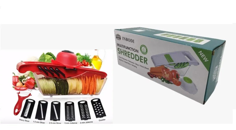 Cortador De Cocina Rallador De Verduras Mandoline 6 En 1