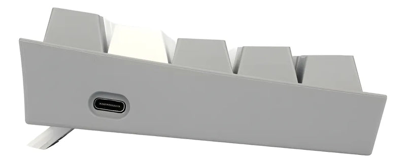 Teclado Wireless Redragon Fizz Pro Rgb 60% White/grey Sw Red Idioma Español Color Del Teclado Blanco/gris