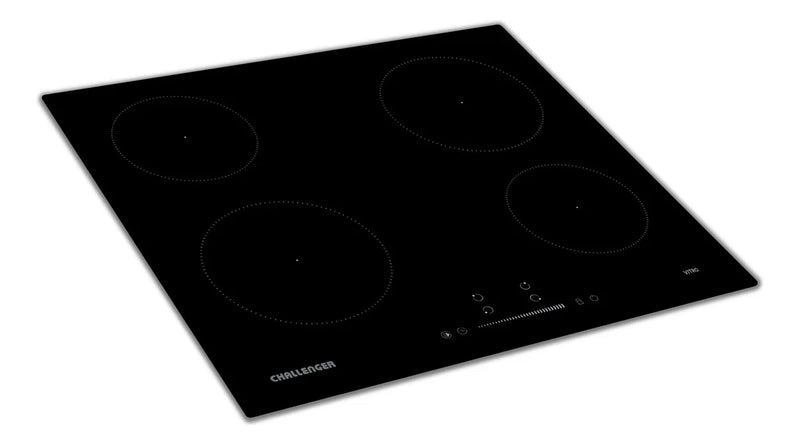 Estufa De Empotrar Vitrocerámica 60 Cm Cuatro Puestos Negro