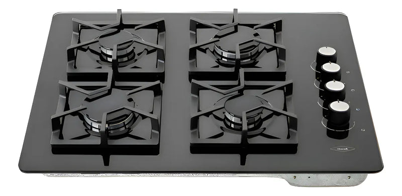 Estufa De Empotrar Tandoori Cristal 66x54 Gas Natural Haceb Color Negro