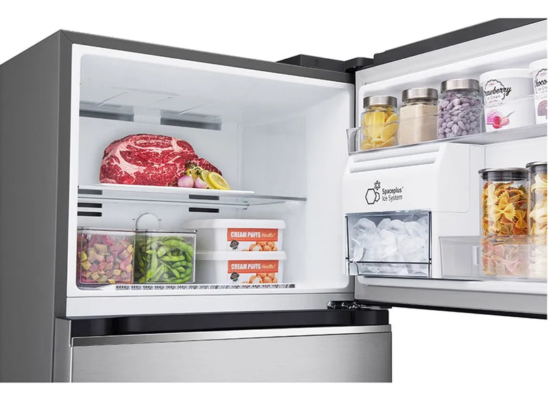 Nevera LG Top Freezer Doorcooling Thinq 264 Lt Plateado Color Gris 110/220V