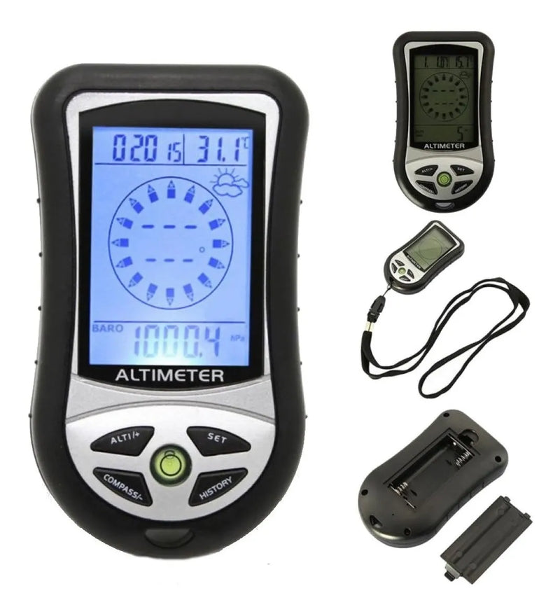 Altimetro Barometro Brujula Termometro Digital 8 En 1